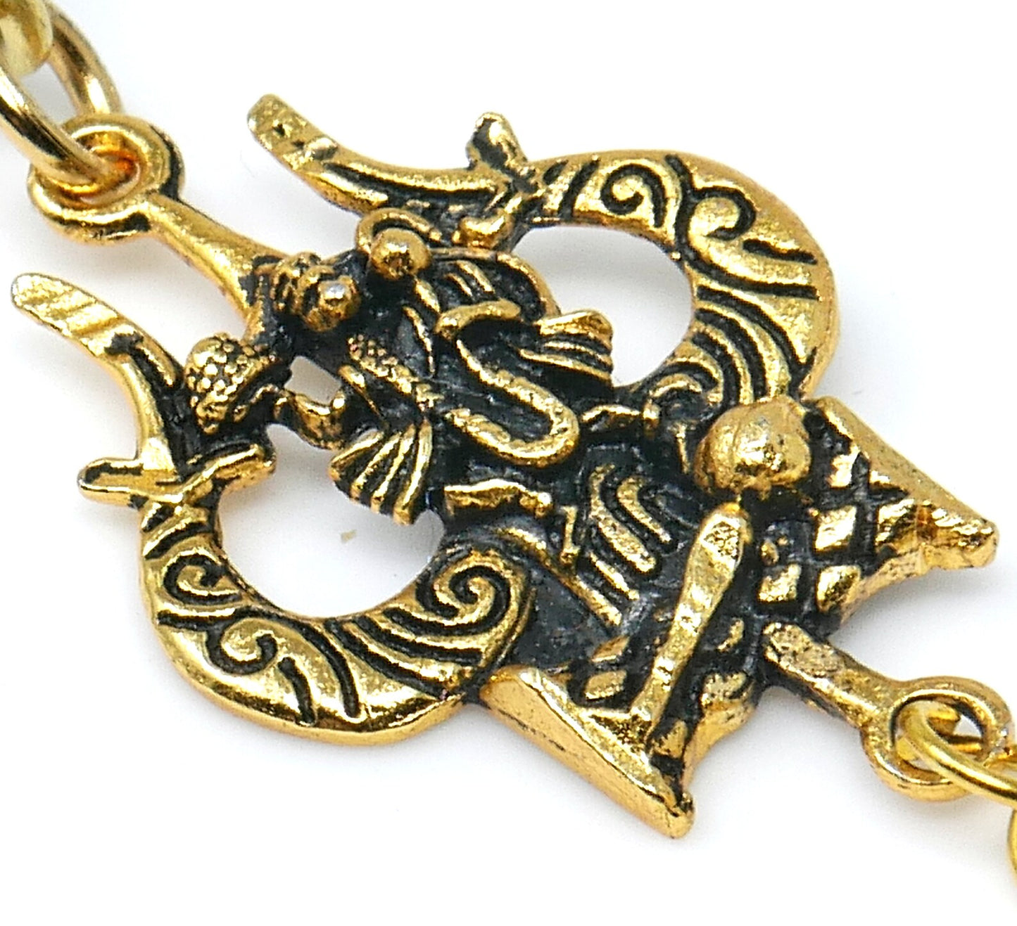 Evil eye Protection Lord Hanumanji Kavach(Amulet)-Indian Hindu Protection & Strength KeyRing/Hanging for Home/Car/Office/Business-Hindu Gift