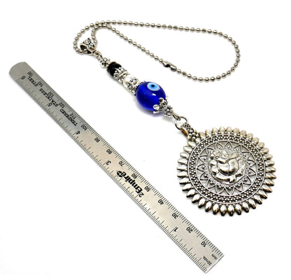 Ganesha | Evil Eye Protection | Bag Backpack Cellphone Case Charm Ornament | Good Luck | Happiness | Good Fortune | Success | Prosperity
