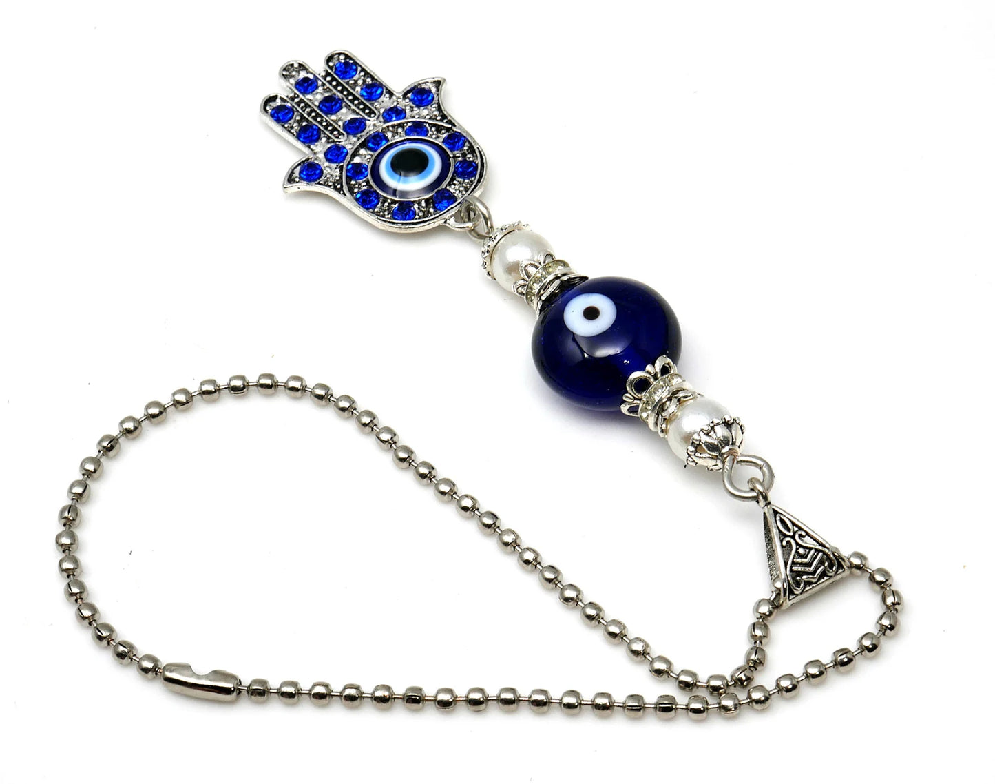 Hamsa Hand, Hamsa Hand Evil Eye protection Car Rear View Mirror Hanging, Hamsa Hand of God for Protection & Good Luck, New Car Gift
