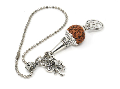 Evil eye Protection Lord Hanumanji Kavach(Amulet)-Indian Hindu Protection & Strength KeyRing/Hanging for Home/Car/Office/Business-Hindu Gift