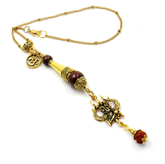 Evil eye Protection Lord Hanumanji Kavach(Amulet)-Indian Hindu Protection & Strength KeyRing/Hanging for Home/Car/Office/Business-Hindu Gift