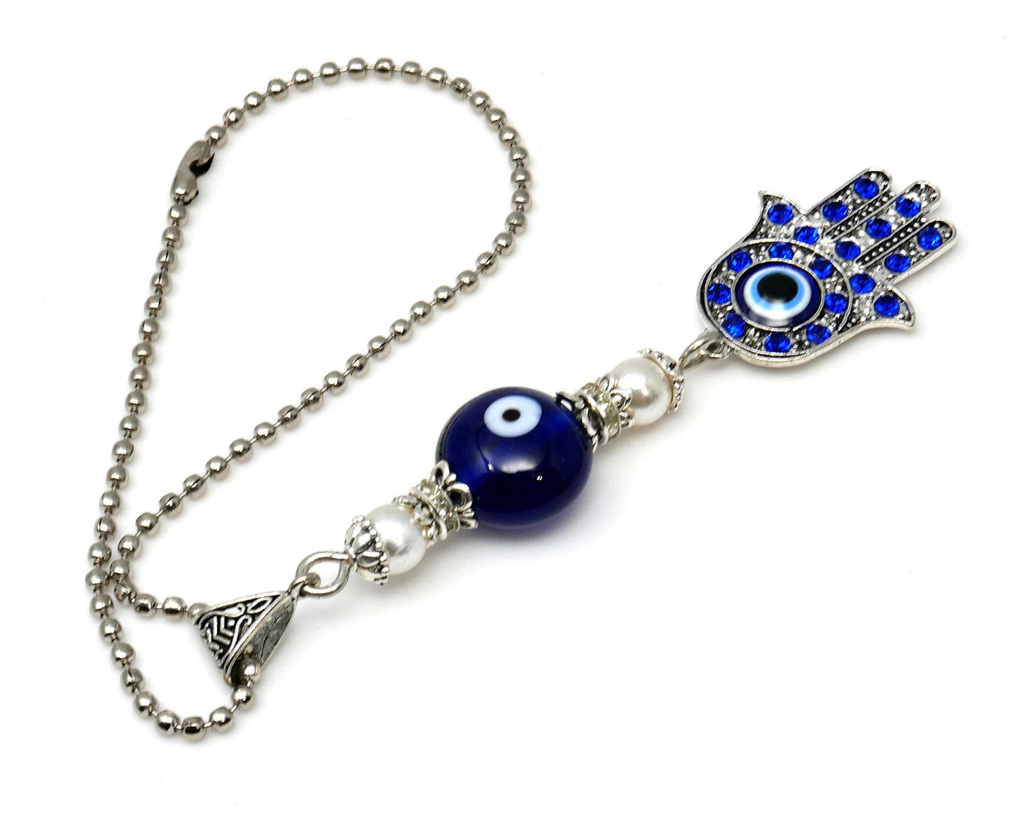 Hamsa Hand, Hamsa Hand Evil Eye protection Car Rear View Mirror Hanging, Hamsa Hand of God for Protection & Good Luck, New Car Gift
