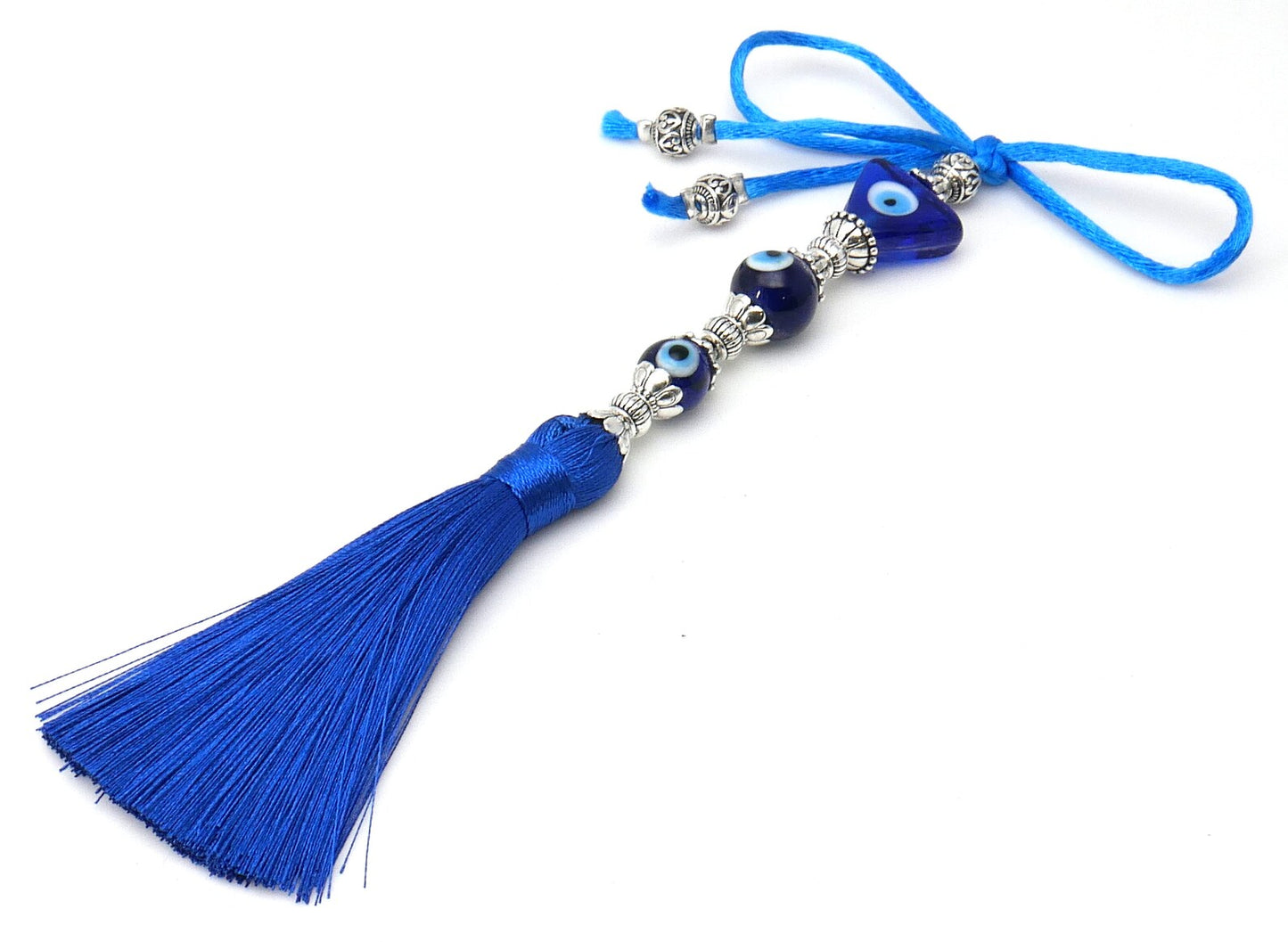 Evil Eye Protection | Car Rearview Mirror Ornament | Good Luck | Positive Vibes | Positive Vibrations