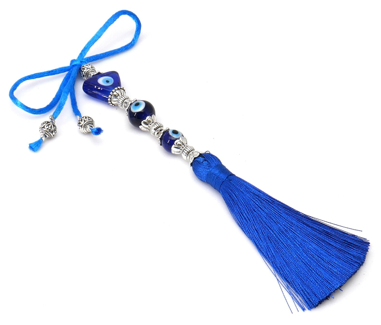 Evil Eye Protection | Car Rearview Mirror Ornament | Good Luck | Positive Vibes | Positive Vibrations