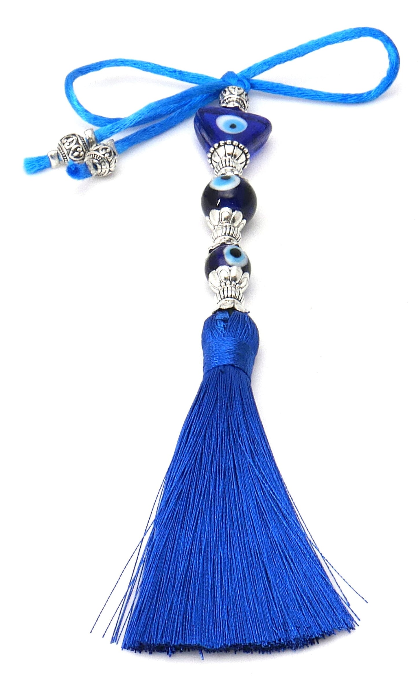 Evil Eye Protection | Car Rearview Mirror Ornament | Good Luck | Positive Vibes | Positive Vibrations