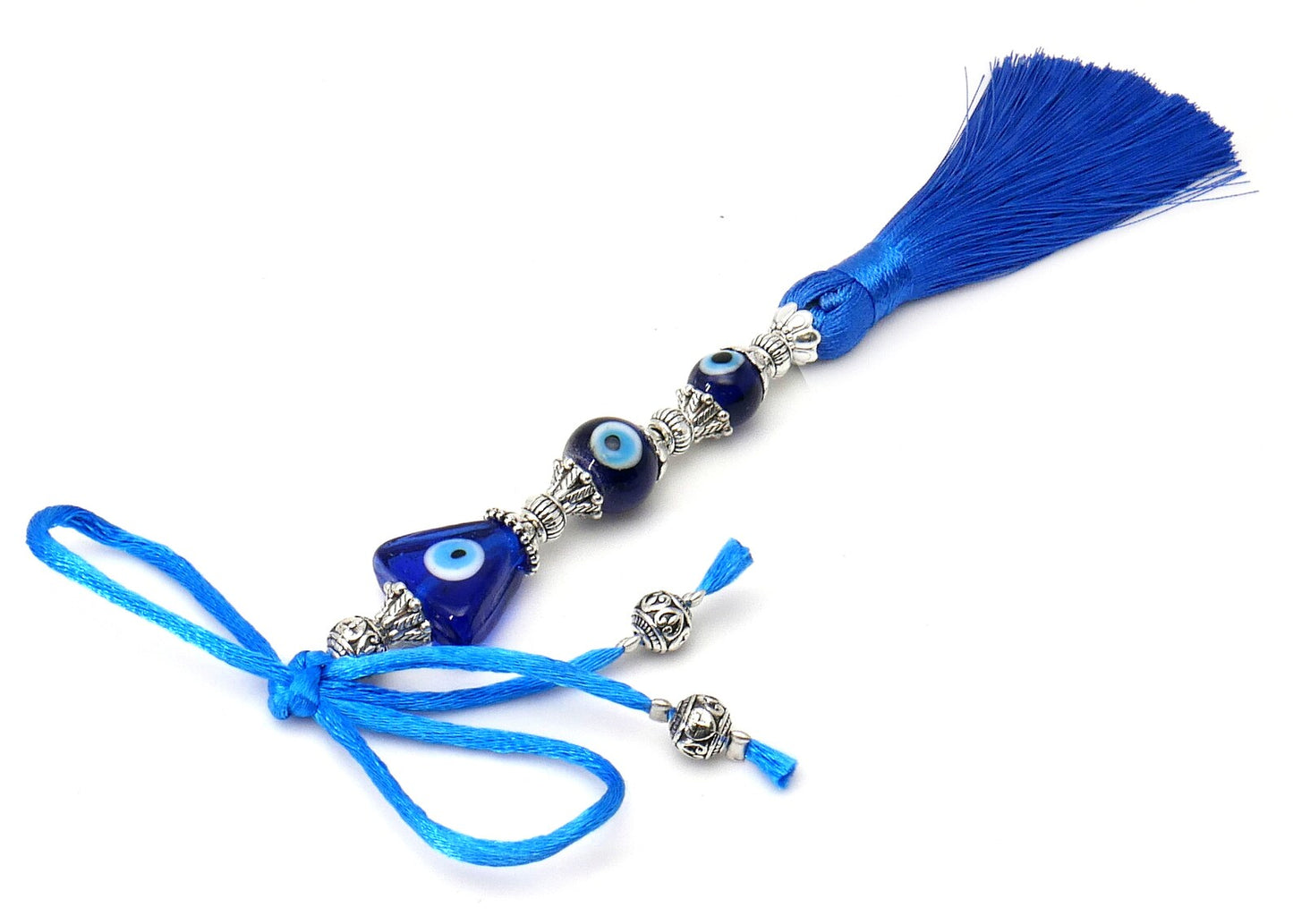 Evil Eye Protection | Car Rearview Mirror Ornament | Good Luck | Positive Vibes | Positive Vibrations