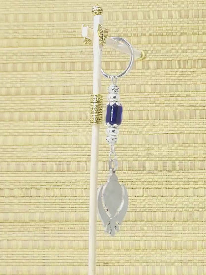 Evil Eye Protection Punjabi Khalsa Sikh Kaur Khanda Sahib ji (Sikh Faith) Key Chain/ Key Ring, Sikh Religious Khanda Key Ring, Namaste Gift