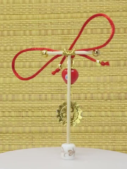 OM | Evil Eye Protection | Antique Gold Plated | Car Rearview Mirror Ornament | Good Luck | Positive Vibes | Positive Vibrations