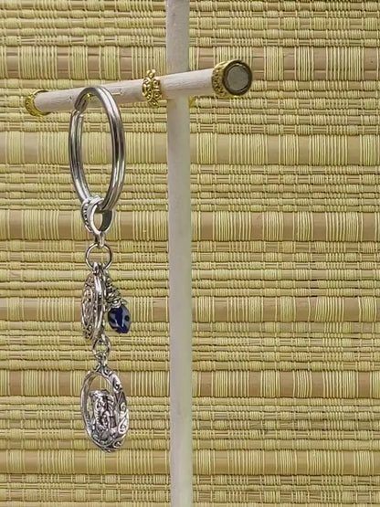 Ganesha | Evil Eye Protection | Car Rearview Mirror Ornament | Good Luck | Happiness | Good Fortune | Success | Prosperity | Spirituality