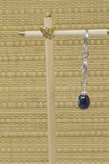 D Divine Lord Ganesha Evil Eye Key Ring/ Key Chain for Buri Nazar/Buri Drishti /Negative Vibes Protection-Evil Eye Protection Key Ring